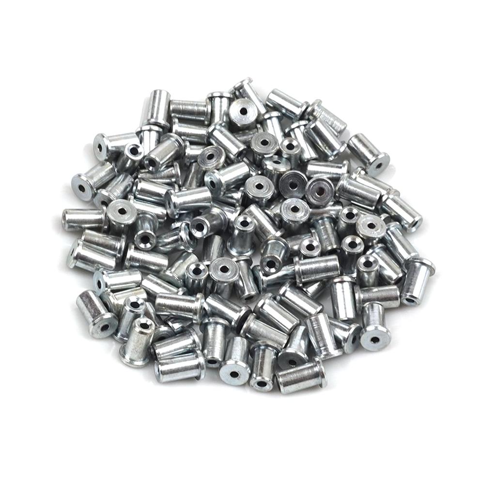 BCR018 BCR018 Window Regulator Cable Wire Rope End Pin Stop Rivet 6.5x9.1/1.7 Mm 100 Pcs