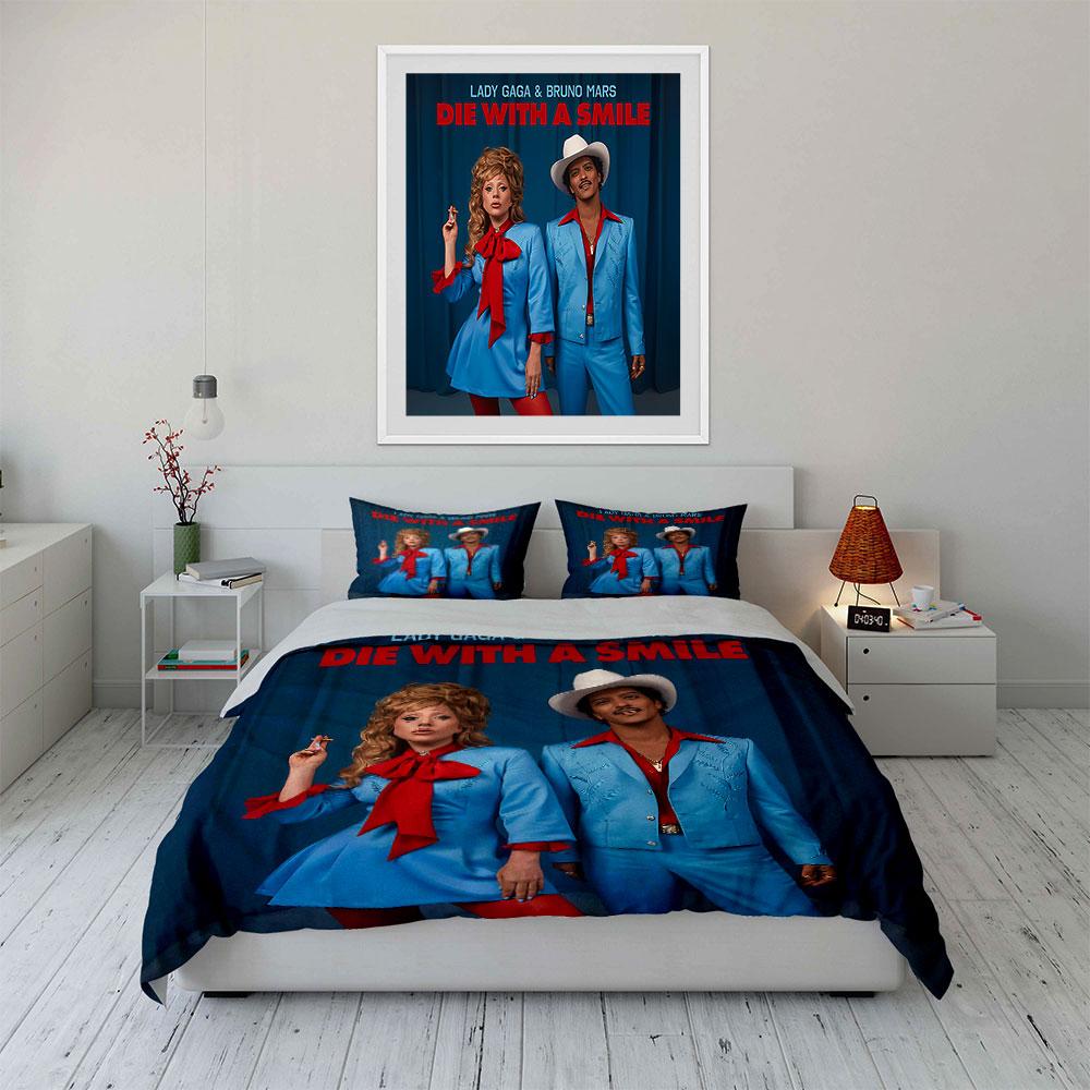 Retro Style Cowboy Outfit Bedding Duvet Cover Set Duvet Cover Pillowcases (1*Duvet Cover 2*Pillowcases, without duvet insert)