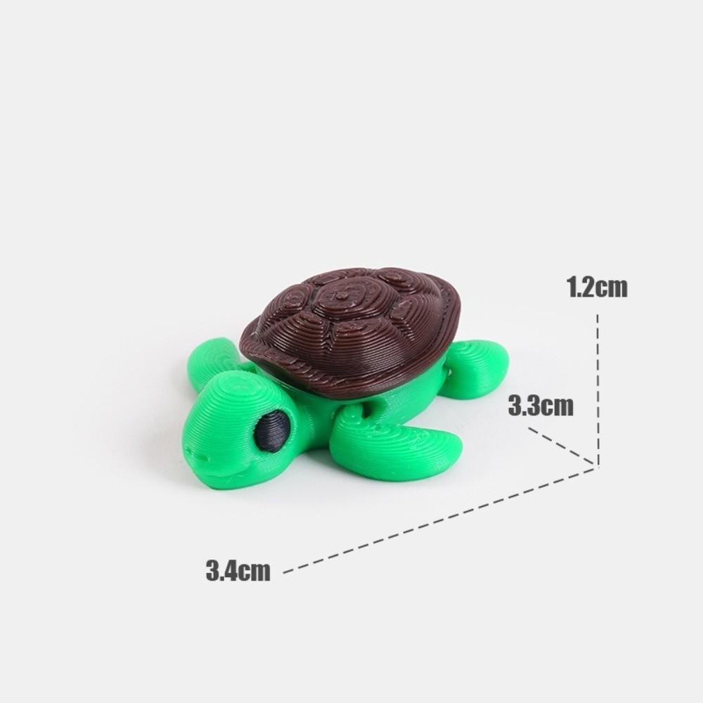 Шарнирные суставы 3D-печатные мини-животные Милый стиль существ Многосуставные подвижные фигурки животных Декор для офисного стола
