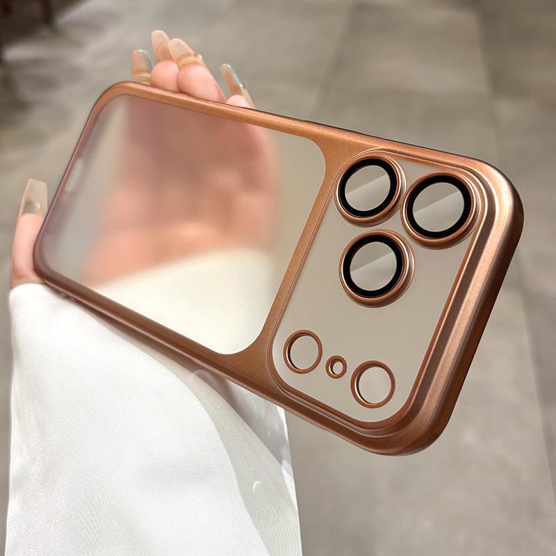 Apple 17 Promax Ультратонкий Матовый Прозрачный Чехол Полного Покрытия Защита от Падений