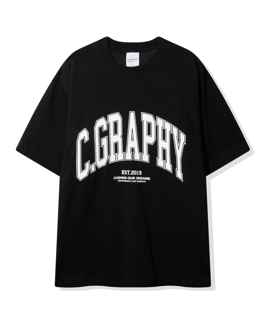 CGP C.Graphy Футболка с коротким рукавом и логотипом Arch_Черная