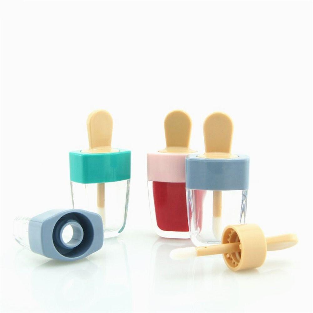 Инструмент для макияжа, тюбик для губной помады, прозрачные многоразовые флаконы, симпатичный тюбик для помады, сделай сам