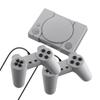 Classic Game Console 8-bit for PS1 Mini Home Enthusiast Entertainment System Retro Built-in 620 Action Games Double Battle Game Console