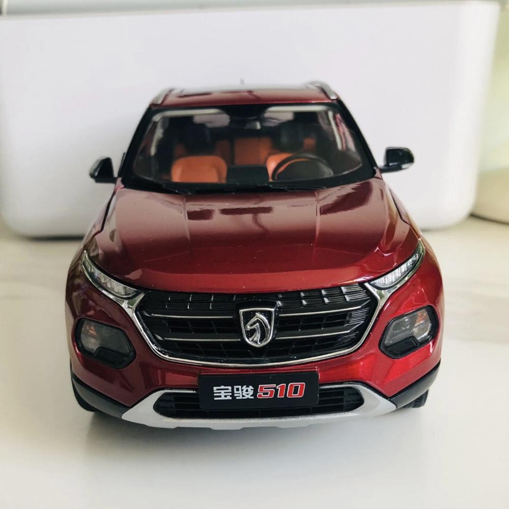 Литье под давлением 1:18 Оригинальный Saic-gm-wuling Baojun 510 Внедорожник Кроссовер Сплав Симуляция Модель Автомобиля Хобби Игрушка Коллекция