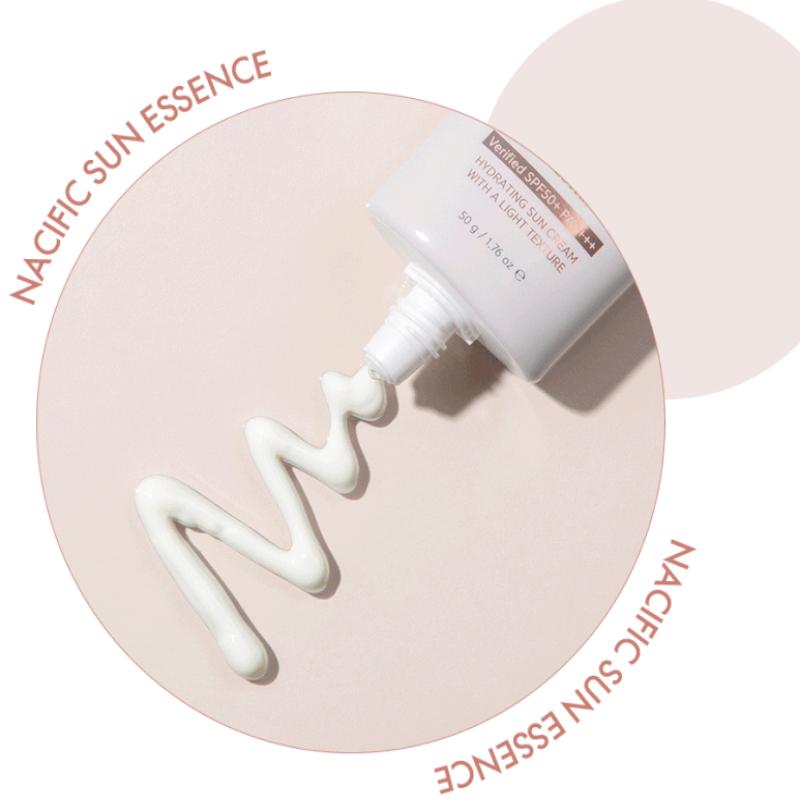 NACIFIC Солнечная эссенция SPF50+ PA++++ 50г/100г