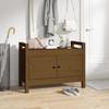 VidaXL Entry Bench Honey Brown 80x40x60 Cm Solid Pine Wood 821782