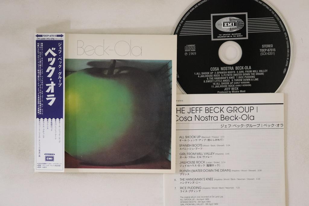 CD JEFF BECK Beck Ola TOCP67515 EMI 2004 Japan Obi Rock Used