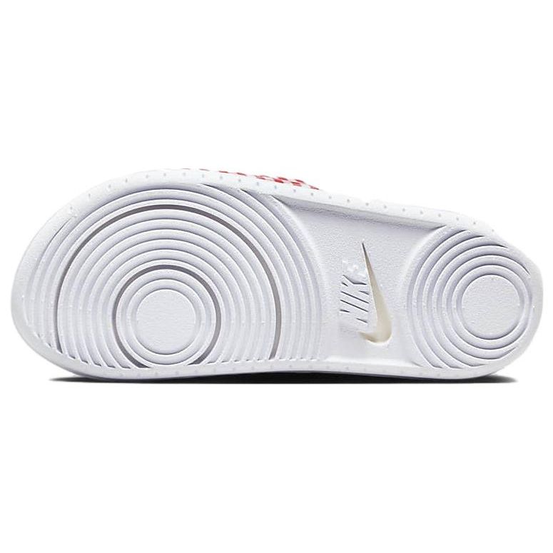 Nike Offcourt Slide Mystic Red Plaid Женские кроссовки Phantom White FN6603-600