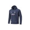 Li Ning X Mister Cartoon Collaboration Anti-Five Series Letter Print Pullover Hoodie Men Hoodies Deep-Navy AWDTB95-2