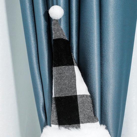 1 шт. Рождественская пряжка для штор Санта Снеговик Подхваты для штор Мультяшная кукла Зажим для штор для украшения домашнего окна