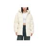 MLB Monogram Series New York Yankees Fashion Warm Hooded Down Jacket Women jackets Deep-Cream 3FDJM0146-50CRD