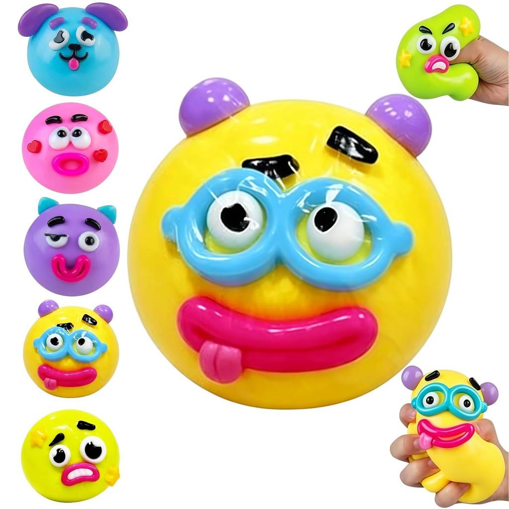 Новая игрушка Smushers с мордочкой животного, сквиши, мягкая, лепится, медленно возвращает форму, для сжимания, фиджет, сенсорная, антистресс, для взрослых, офисный настольный игрушка