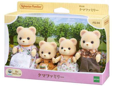 Куклы Sylvanian Families ST Mark Возраст 3 и Игрушка Sylvanian Epoch [Семья медведей] FS-04 Сертифицировано, Вверх, Кукольный домик, Семьи,