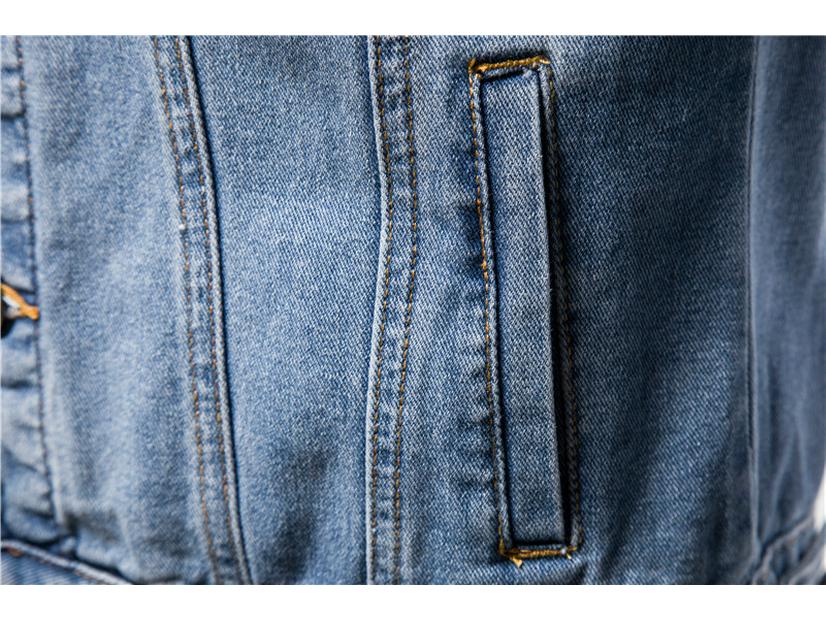 Мужская повседневная джинсовая рубашка-куртка 2025 года - Японский стиль, Весна/Осень, Популярная рабочая верхняя одежда.