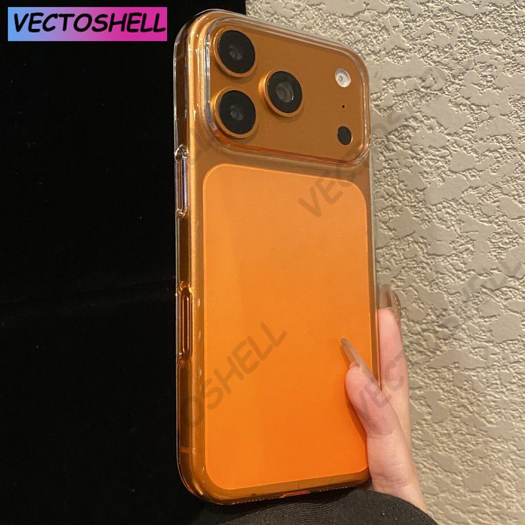 Матовый градиентный чехол-«ледяной туман» для iPhone 17 ProMax 16 15 14 13, полупрозрачный градиентный противоударный тонкий чехол с защитой от отпечатков пальцев