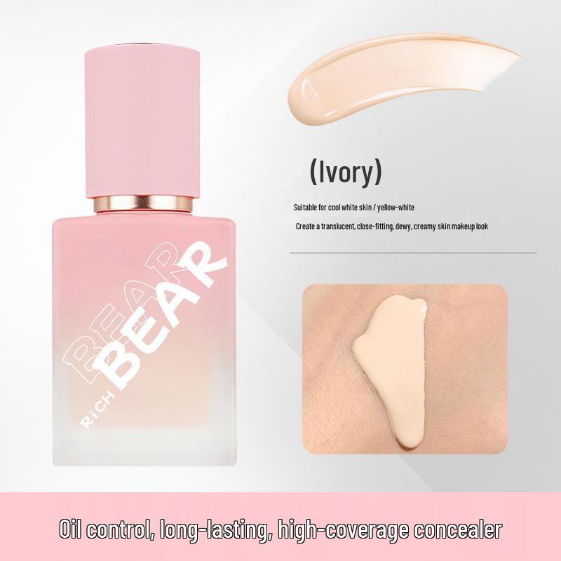 Rich Bear Стойкая Легкая Водостойкая Тональная Основа для Жирной Кожи