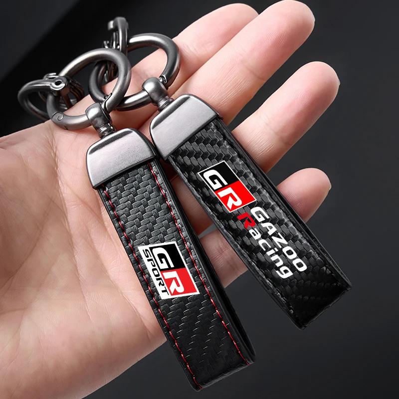 Брелок для ключей автомобиля для Toyota GR Sport RAV4 C-HR Supra Yaris 86 Corolla Camry Highlander Avensis Prado Prius Аксессуары