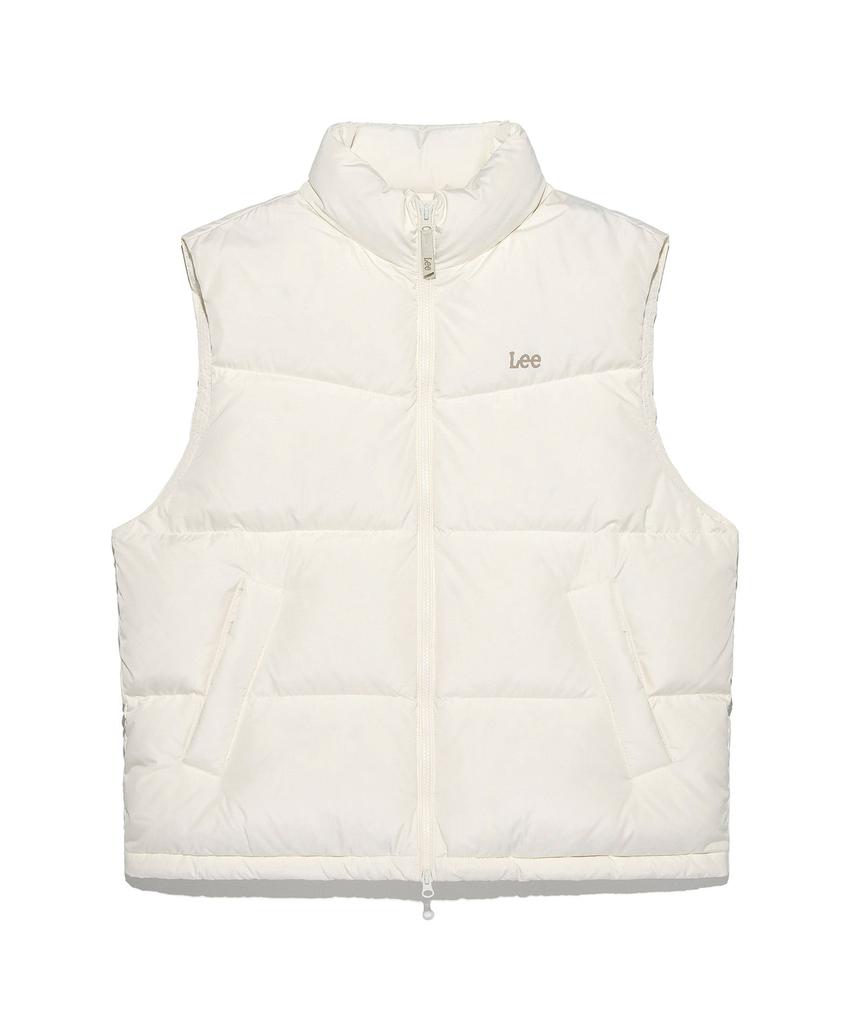 Lee Authentic Жилет с наполнителем цвета слоновой кости