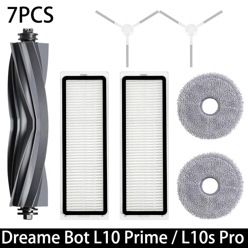 Dreame Bot L10 Prime / L10s Pro / L10 Pro Accessories Main Side Brush Hepa Filter Mop Cloth Robot Replacement Spare Parts