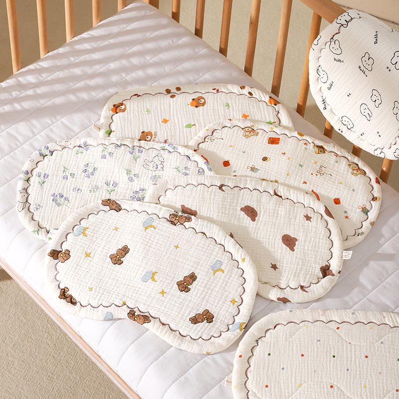 Newborn Baby Cloud Pillow - Anti-Spit-Up Headrest and Towel Pillow