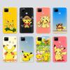 Прозрачный чехол для Samsung A04 A14 A23 M33 M53 Realme 10 9 C35 C55 VIVO X80 Infinix Hot 30 Note 11 Tecno Spark 8P Pro P-33 Pokemons Pikachu