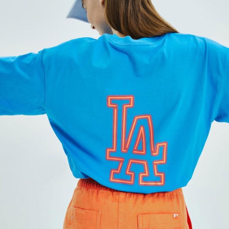 New MLB T Shirts Unisex Blue 31TSN3031-07U