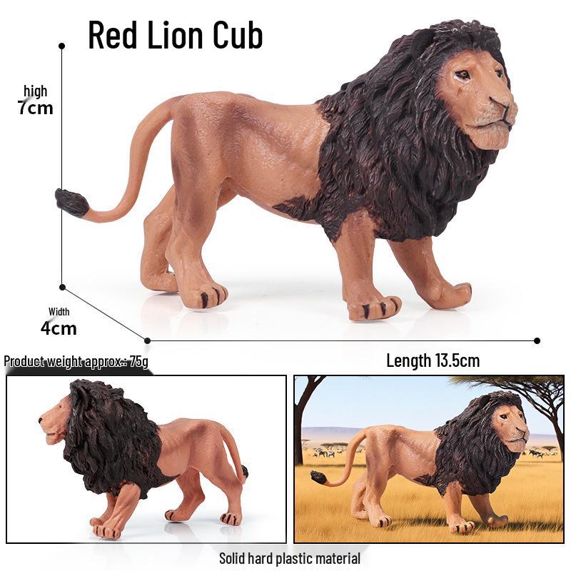 Large Wild Animal Male Tiger Simulation Toy - White, Yellow, Northeast, and Red Variants