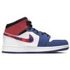 Jordan 1 Mid Rush Blue University Red GS BQ6931-146