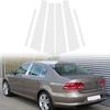 6Pcs Silvery Window Door Column B C Pillar Post Cover Trim For Volkswagen Passat B6 2006-2010 B7 2011-2015 Decoration Stickers