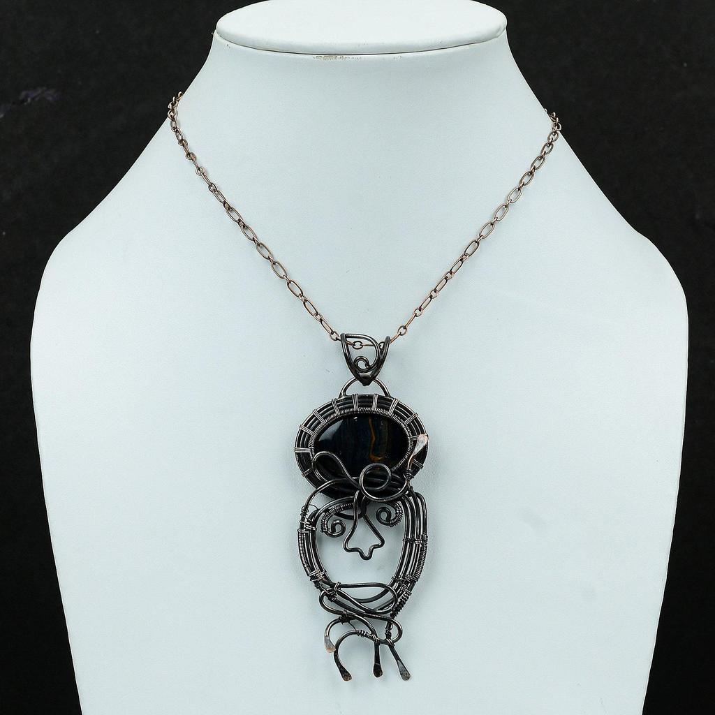 Nellite Pendant Copper Wire Wrapped Pendant Handmade Pendant Nellite Copper Jewelry Awesome Gemstone Pendant Wire Wrapped Jewelry For Gift