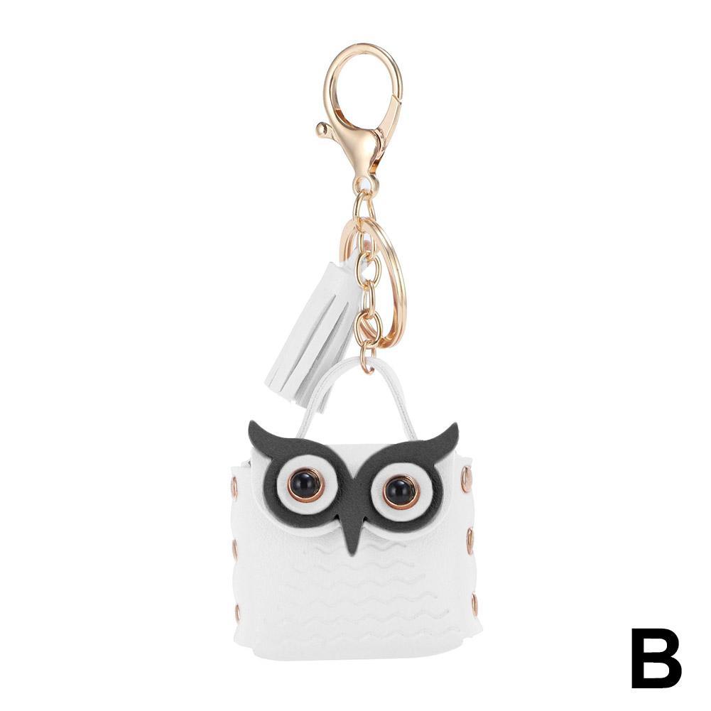 Кошельки для монет из искусственной кожи, симпатичная сумка для ключей, кошелек для монет в виде совы, мини-кошелек для ключей от машины, женский школьный кулон, кошелек Y6V4