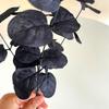 34см Черные Эвкалиптовые Искусственные Цветы Для Украшения Комнаты Настольные Искусственные Цветы Рождественский Новогодний Декор