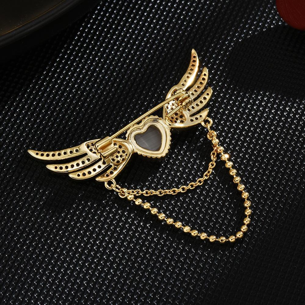 Senior Brooches Flower Leaf Brooch Pins for Women Suit Pendant  Fashion Brooches Jewelry