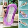 Gradient Color Inflatable Floats Bed PVC Swim Air Mattresses  for Pool Beach Swimming Pool Floats