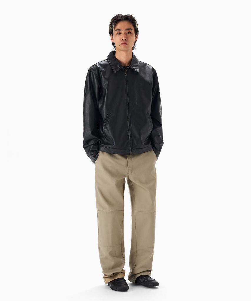 DICKIES Synthetic Leather Eisenhower Jacket Black