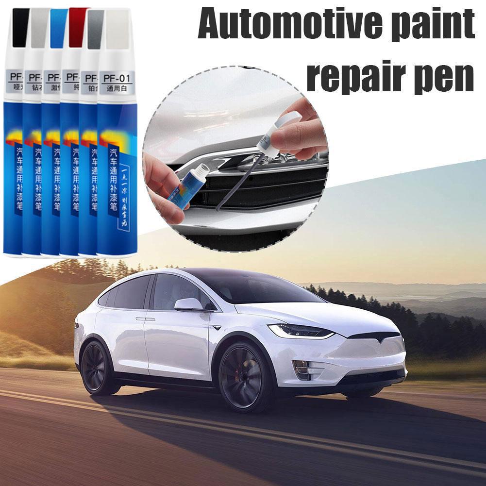 12 мл краска для ремонта царапин, карандаш для подкраски автомобиля, маркер для царапин, цвет черный, серебристый, матовый красный I9O5