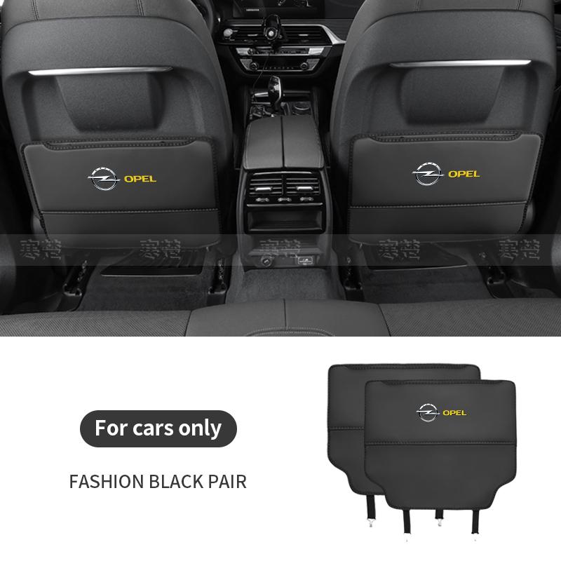 Car Seat Back Protection Anti-Kick Pad Rear Seat Storage Bag For Opel OPCline ASTRA CORSA INSIGNIA MOKKA VECTRA ZAFIRA GTC Tigra FG8