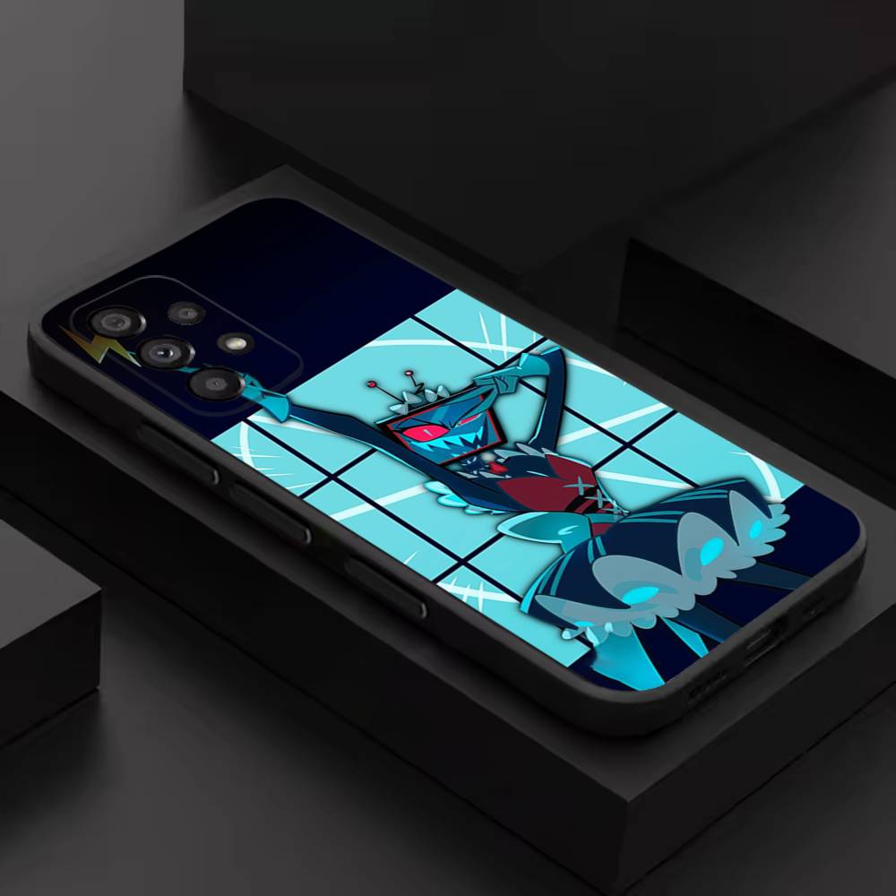 H-Hazbin V-Vox Trust Us Phone Case For Samsung S 9,10,21,30,22,23,24,25,26,Ultra,Plus,Lite,FE,4,5G Black Soft Case