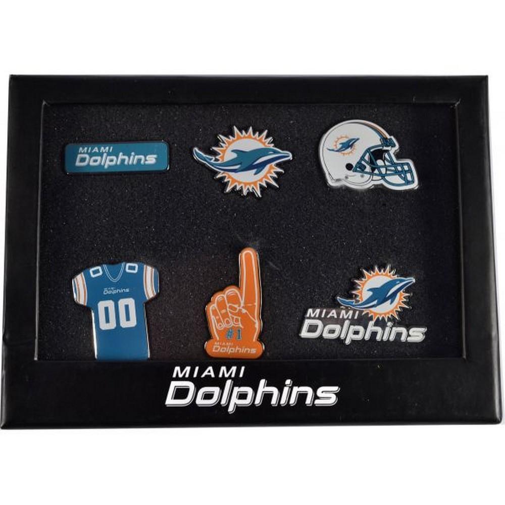 Miami Dolphins Executive Badge Set (Pack of 6)
