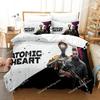 Комплект постельного белья Game Atomic Heart для мальчиков и девочек, двуспальный, пододеяльник, наволочка, детская, взрослая, мода, домашний текстиль