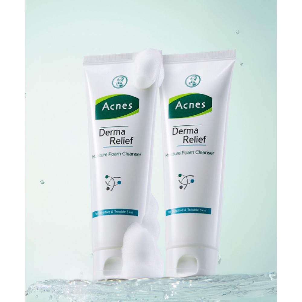 Acnes Пенка для умывания с мягкой кислотностью Derma Relief Moisture Cleanser 125 мл
