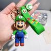 Аниме Брелок-подвеска Super Mario Bros Мультяшный Марио Луиджи Принцесса Пич Брелок для ключей Рюкзак Сумка Брелок для ключей автомобиля Реквизит Подарок