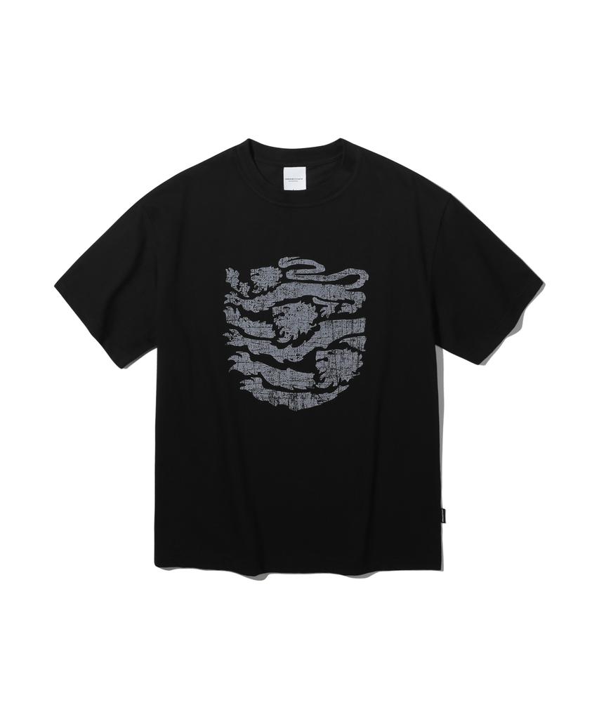 URBANSTOFF Детская футболка с принтом Crack Artwork (черный)