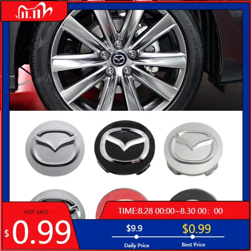 2025 Hot For Mazda Atenza MX3 CX3 CX5 2 3 6 323 626 RX8 RX7 Protege Axela Speed 6 52/56/60mm Auto Wheel Center Cover Hub Cover D