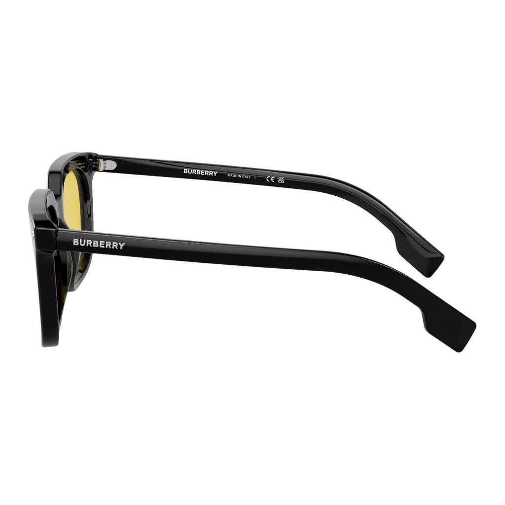 Burberry 4337F Rectangular Sunglasses With Logo Men sunglasses Yellow B4337-F-3001/85