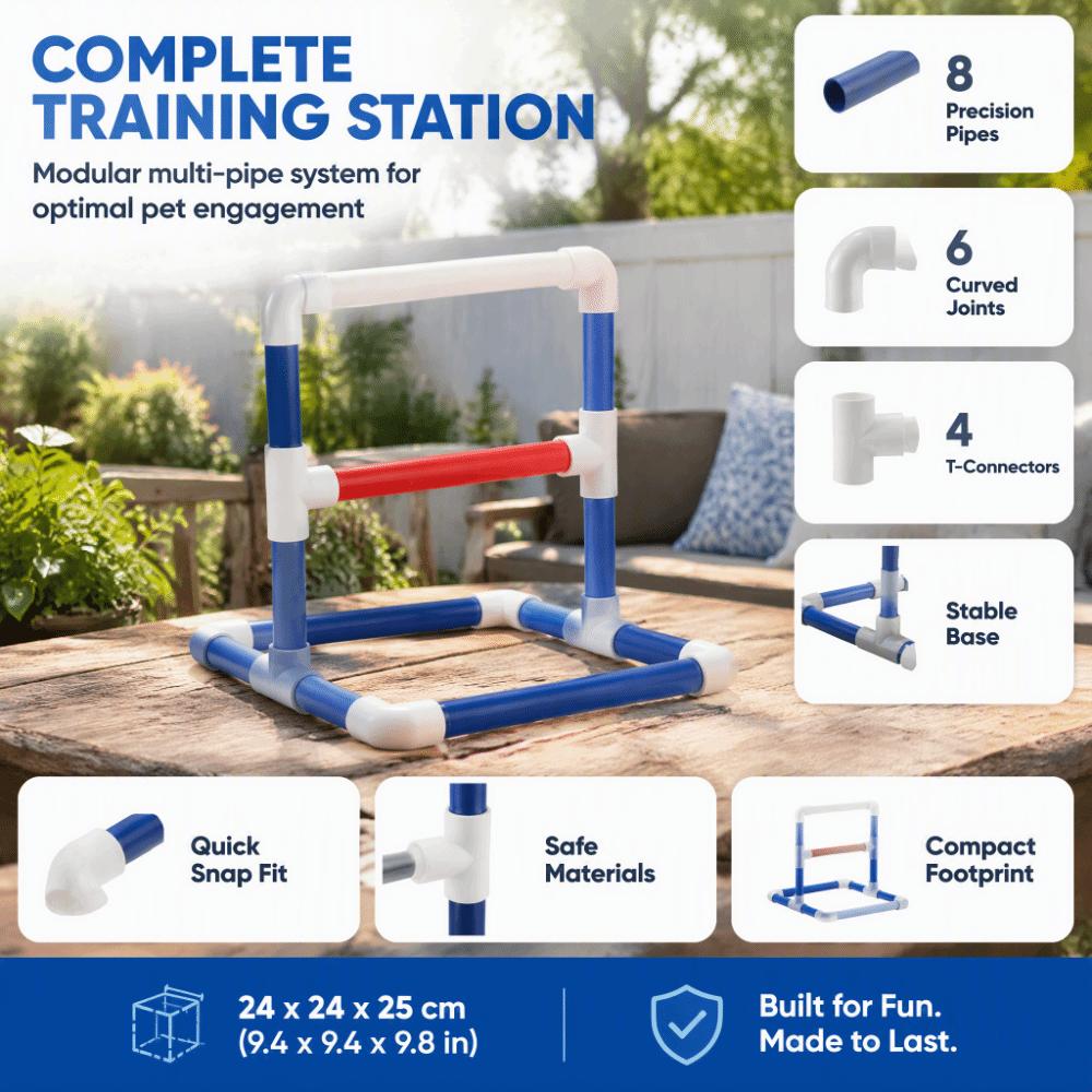 Table Top Design Bird Play Center PVC Material Bird Table Perch For African Grey