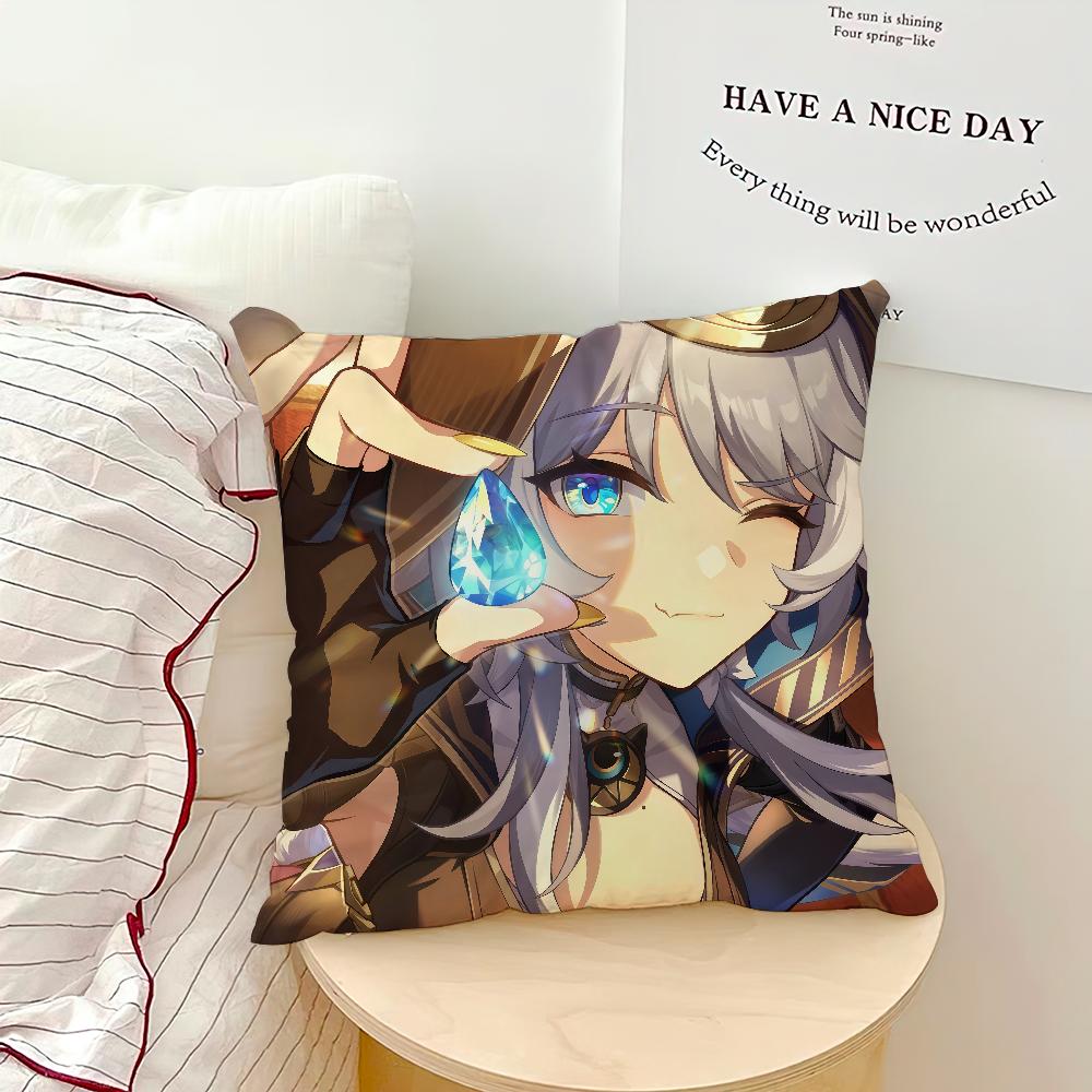 Игра милый Honkai Star Rail Шифр наволочка Удобная мягкая Наволочка для дивана Гостиная Домашний декор Защитные чехлы
