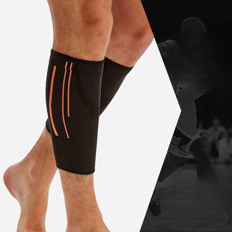 Спортивная защита икр для мужчин, защита ног в становой тяге, защита ног, компрессионный рукав для бега, антидеформационный марафон, теплая осень и зима