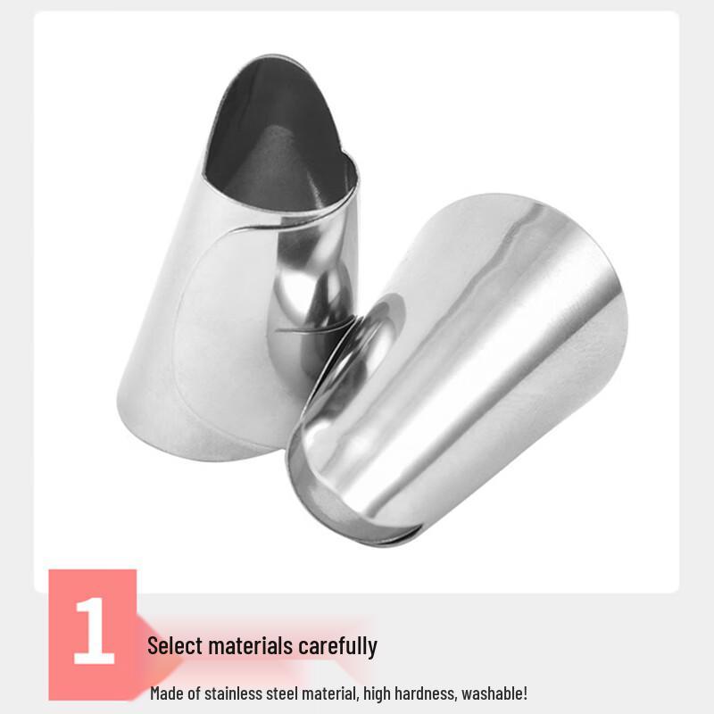 Набор защит для пальцев из нержавеющей стали и овощечистка