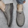 Men Leather Casual Shoes Breathable Loafers Men Sneakers Male Comfortable Leather Flat Footwear Sneakers Men Shoes